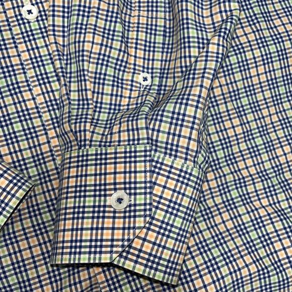 Bugatchi Uomo Mens Dress Shirt Size XL Plaid Classic Fit Button Up Cotton - Picture 5 of 9